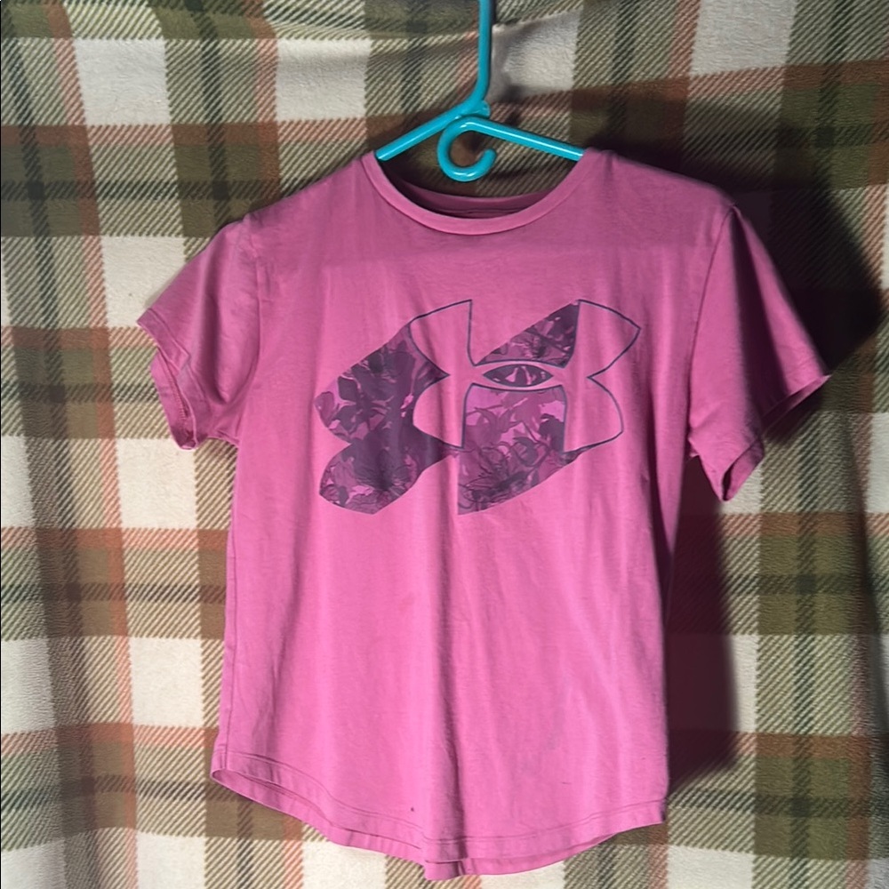 Under Armour Kids Pink Graphic T-Shirt